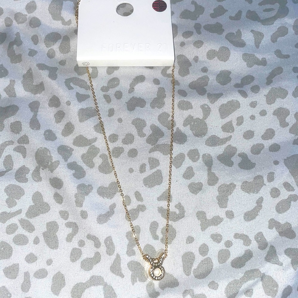 Forver 21 taurus necklace